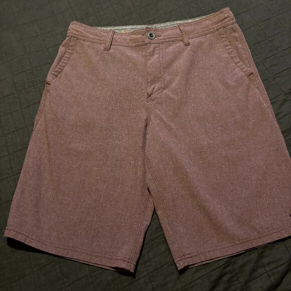 O'NEILL‎ Men's Hybrid Shorts Burgundy Size 30 - Picture 1 of 5